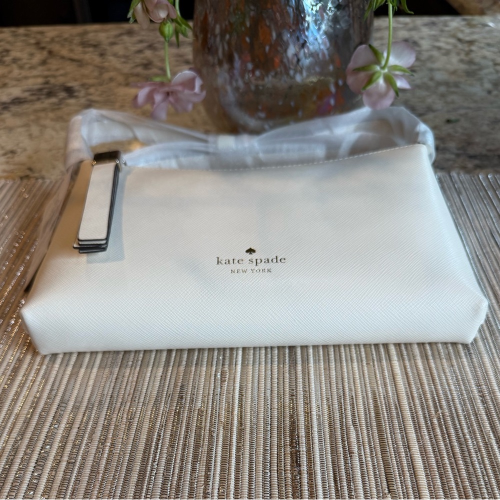 NEW kate spade new york Leather Sadie Crossbody In Meringue #KE594 - Picture 9 of 15